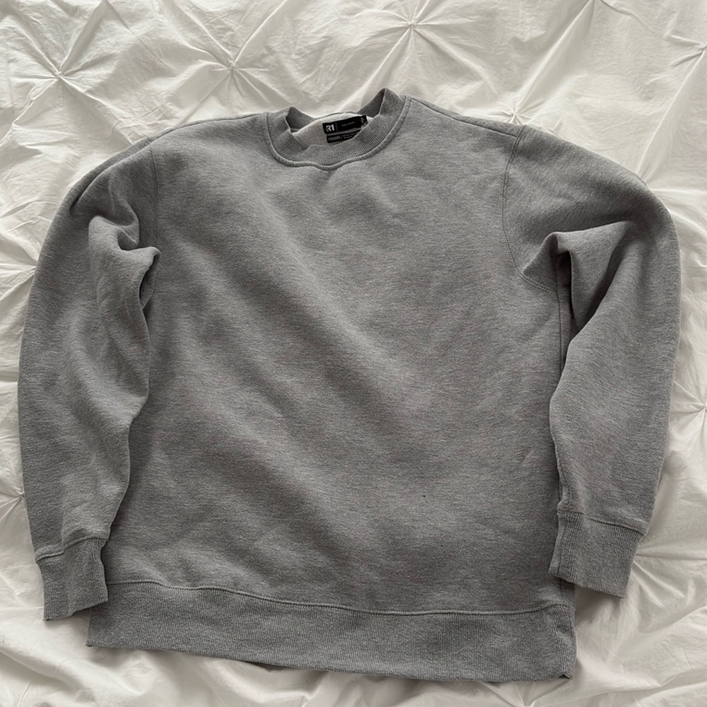 Gray Crew Sweater- Vision Par Simons